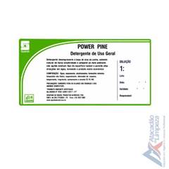 ETIQUETA P/ PULV. AMOSTRA POWER PINE
