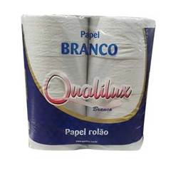 PAPEL HIG. F.S 8 ROLÃO BRANCO QUALILUX